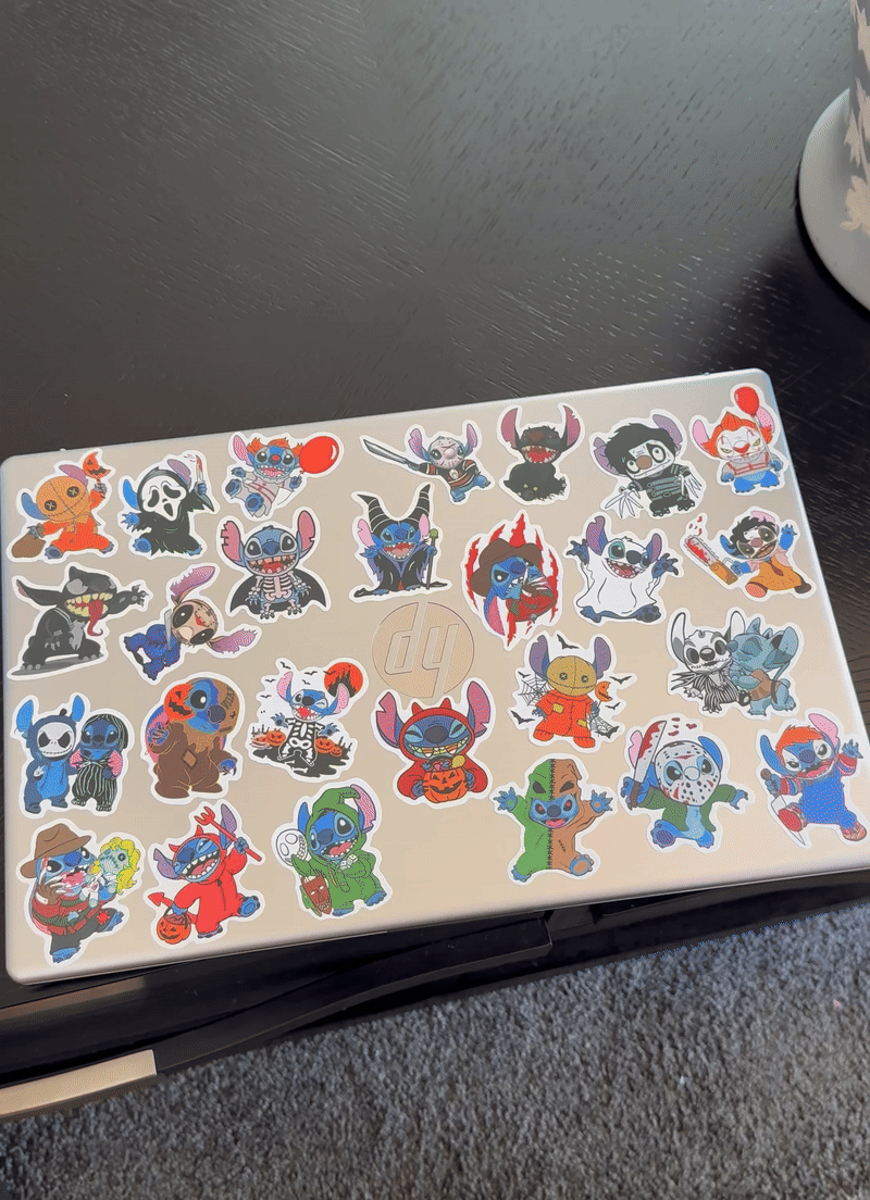 Limited Edition- 50 Creepy Stitch Horror stickers👻