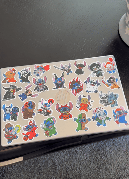 Limited Edition- 50 Creepy Stitch Horror stickers👻